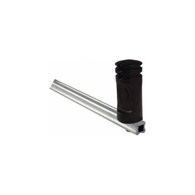 HASTE C/ 4 ISOLADORES 10MM PRETO