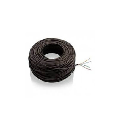 CABO DE REDE CAT5E PRETO CX 305 MTS BLINDADO