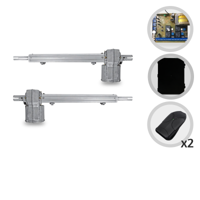 KIT MOTOR PIVO HOME INOX ANALOGICA 127V 60HZ / CENTRAL DUPLA 5T / 125KG / 1/4CV / 13,5 SEG / 30 CICLOS PPA
