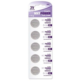 BATERIA DE LITIO CR2032 3V C/ 5 UND.
