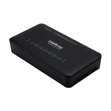 SWITCH 8 PORTAS VLAN E ANTI SURTO + POE SF800V ULTRA INTELBRAS*
