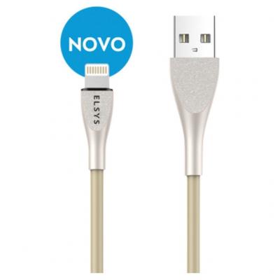 CABO DE DADOS USB IPHONE EACD021 DOURADO ELSYS